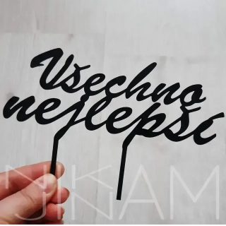 Dortový zápich Všechno nejlepší 